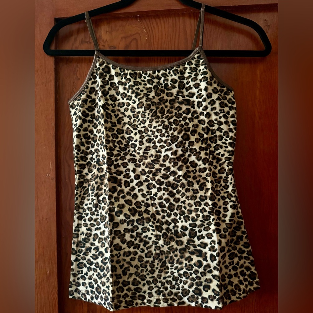 Cheetah Print Tank Sz Small